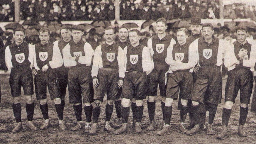 Fussball Deutschland verliert 1908 gegen die Schweiz sein erstes Spiel