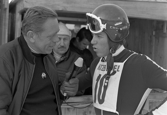 Ski Alpin Weltcup 1968/1969 Kitzbuehel: Daetwyler Ski Alpin Weltcup 1968/1969 Kitzbuehel Abfahrt 18.01.1969 Jean Daniel DAETWYLER (Schweiz) Kitzbuehel Oesterreich *** Alpine Skiing World Cup 1968 1969 ...