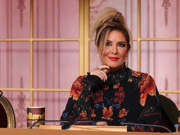 Rome, TV broadcast Dancing with the Stars Rome, Rai auditorium of the Foro Italico, TV broadcast Dancing with the Stars . In the photo: Selvaggia Lucarelli Rome Italy PUBLICATIONxNOTxINxFRAxESPxUKxUSA ...