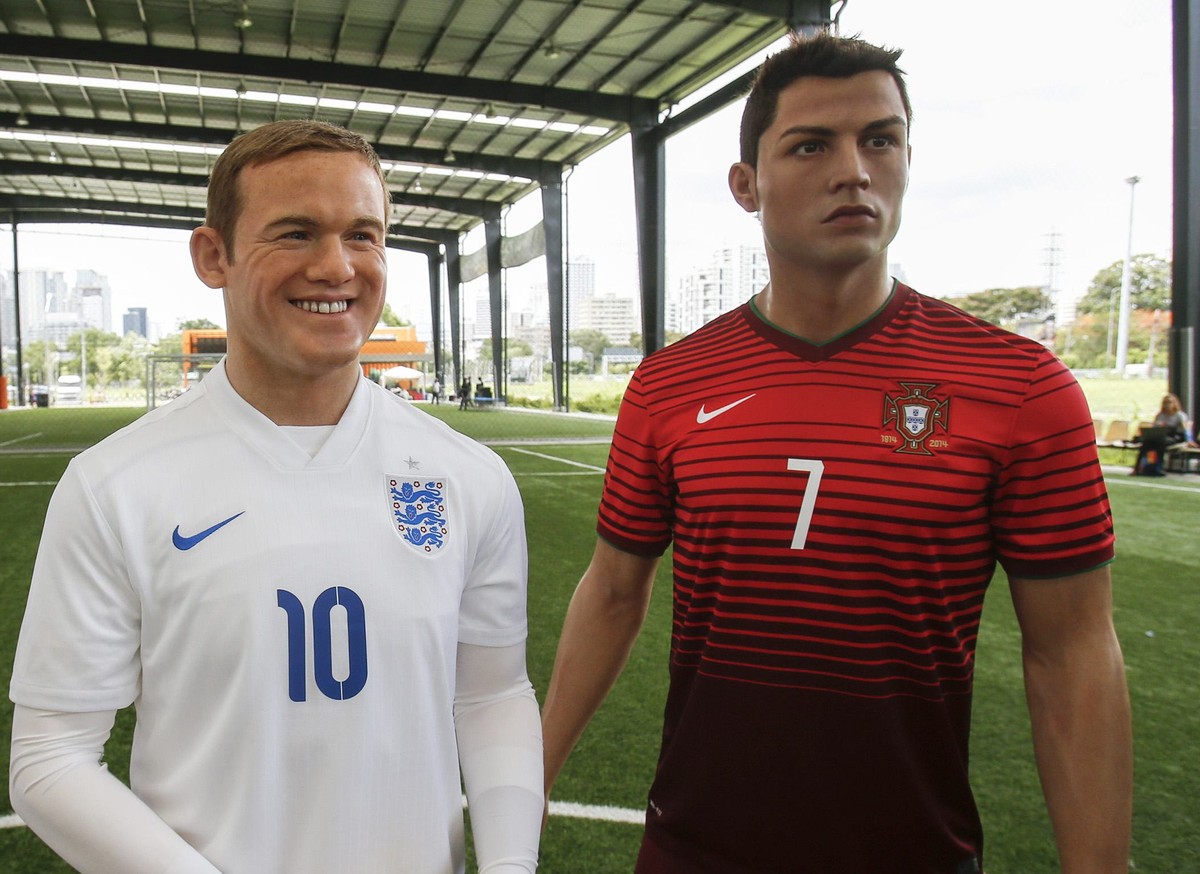 Ex-Teamkollege bei ManU Wanye Rooney.