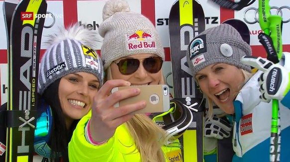 Teenies unter sich – das Podest im Engadin.