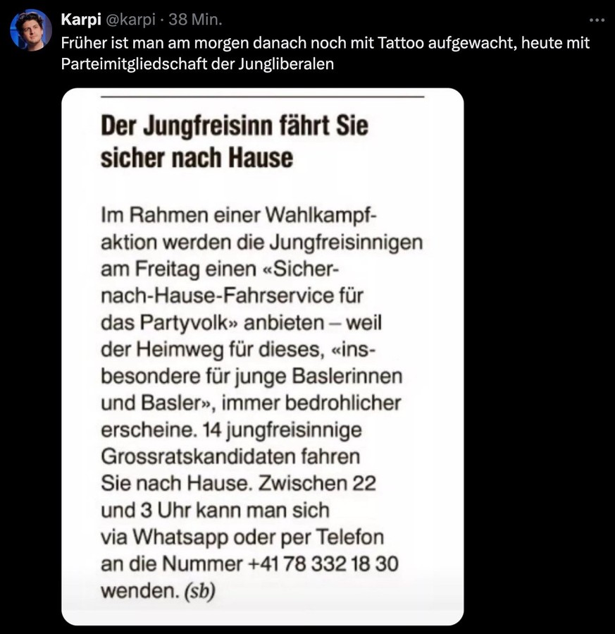 Tweet von Karpi