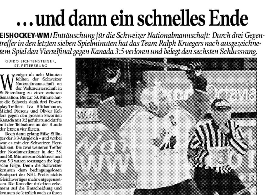 «Der Bund» am 12. Mai 2000.