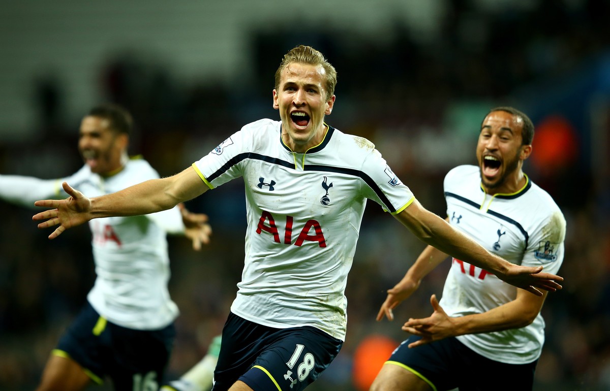 Harry Kane feiert sein Tor.