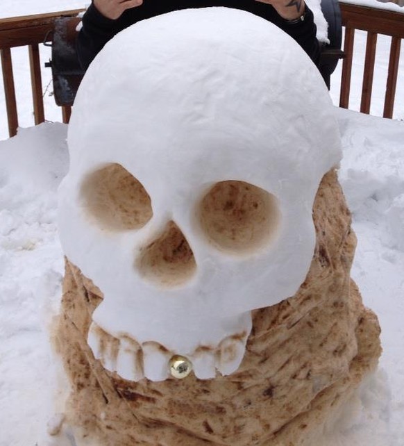 Schneemann Totenkopf