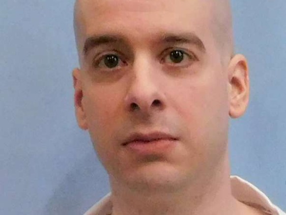 FILE - This photo provided by the Alabama Department of Corrections shows Michael Brandon Samra. His attorney has asked the governor to halt his Thursday, May 16, 2019 lethal injection while a Kentuck ...