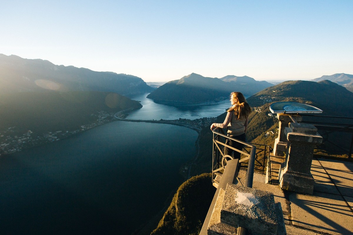 San Salvatore Morcote Rauszeit Treppen Wandern Schweiz Treppenwandern