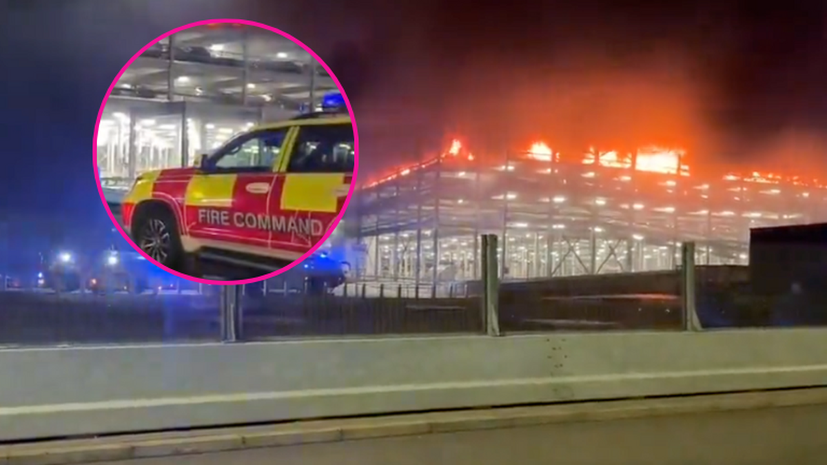 À cause de l'incendie à l'aéroport de Luton, tous les vols sont suspendus.