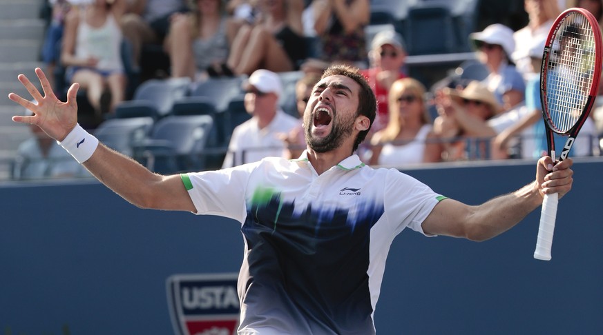 In Sachen Siegesjubel steht Cilic Federer in nichts nach. Wer jubelt nach dem Halbfinal?&nbsp;