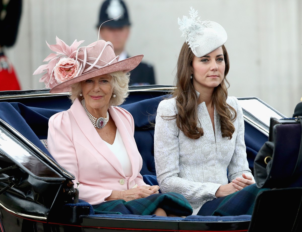 Die Angeheirateten: Camilla und Kate.