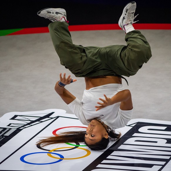 ARCHIV - ZUM KEYSTONE-SDA-TEXT UEBER DIE NEUE SPORTART BREAKING AN DEN OLYMPISCHEN SOMMERSPIELEN IN PARIS 2024 STELLEN WIR IHNEN FOLGENDES BILDMATERIAL ZUR VERFUEGUNG - epa11432406 Logistx of the Unit ...