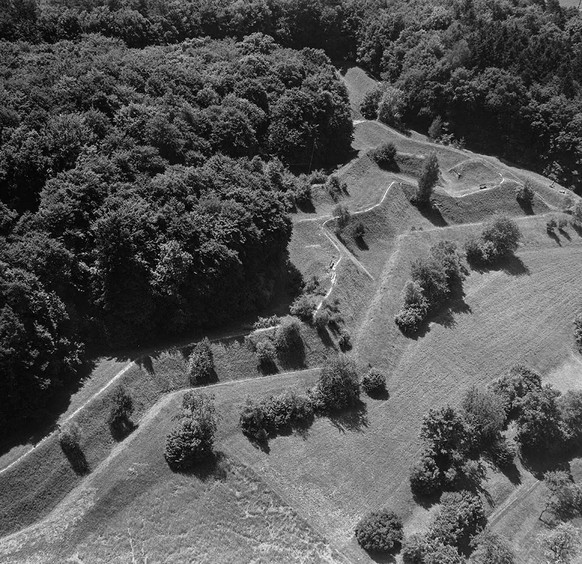 Schon 1950 war die Schanze von Bargen mit der natürlichen Vegetation verschmolzen.
https://ba.e-pics.ethz.ch/#detail-asset=2f936336-f24a-4254-81d2-78d0d253428c