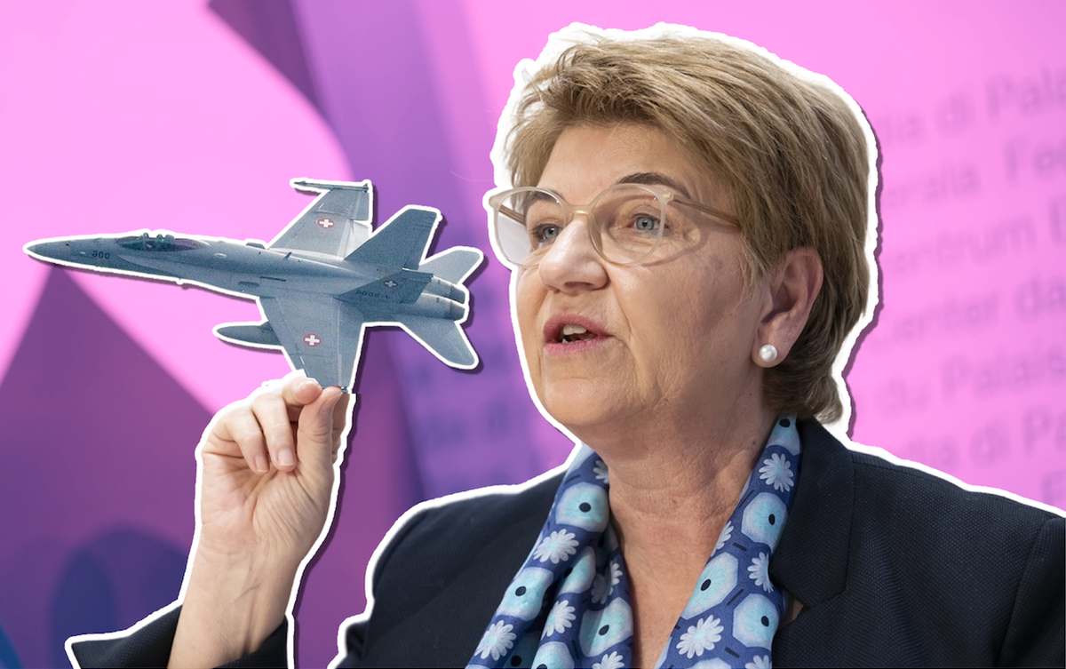 Viola Amherd est venu présenter le «message pour l'armée» 2024.