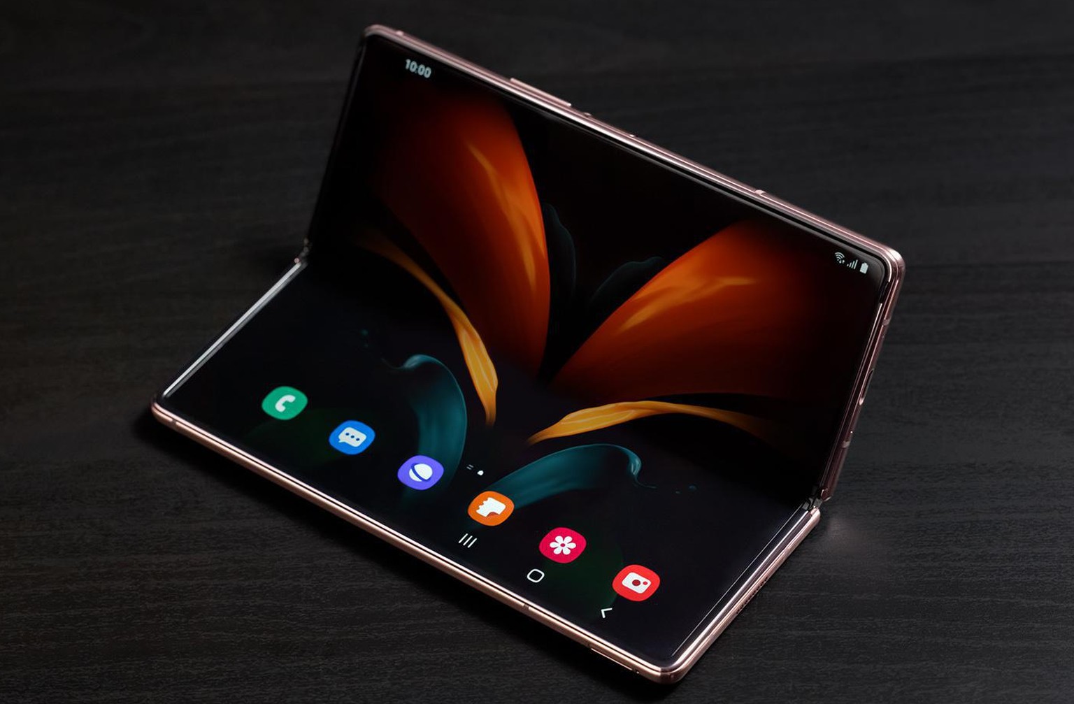 Das neue Galaxy Z Fold 2: Handy und Tablet in einem Gerät. 