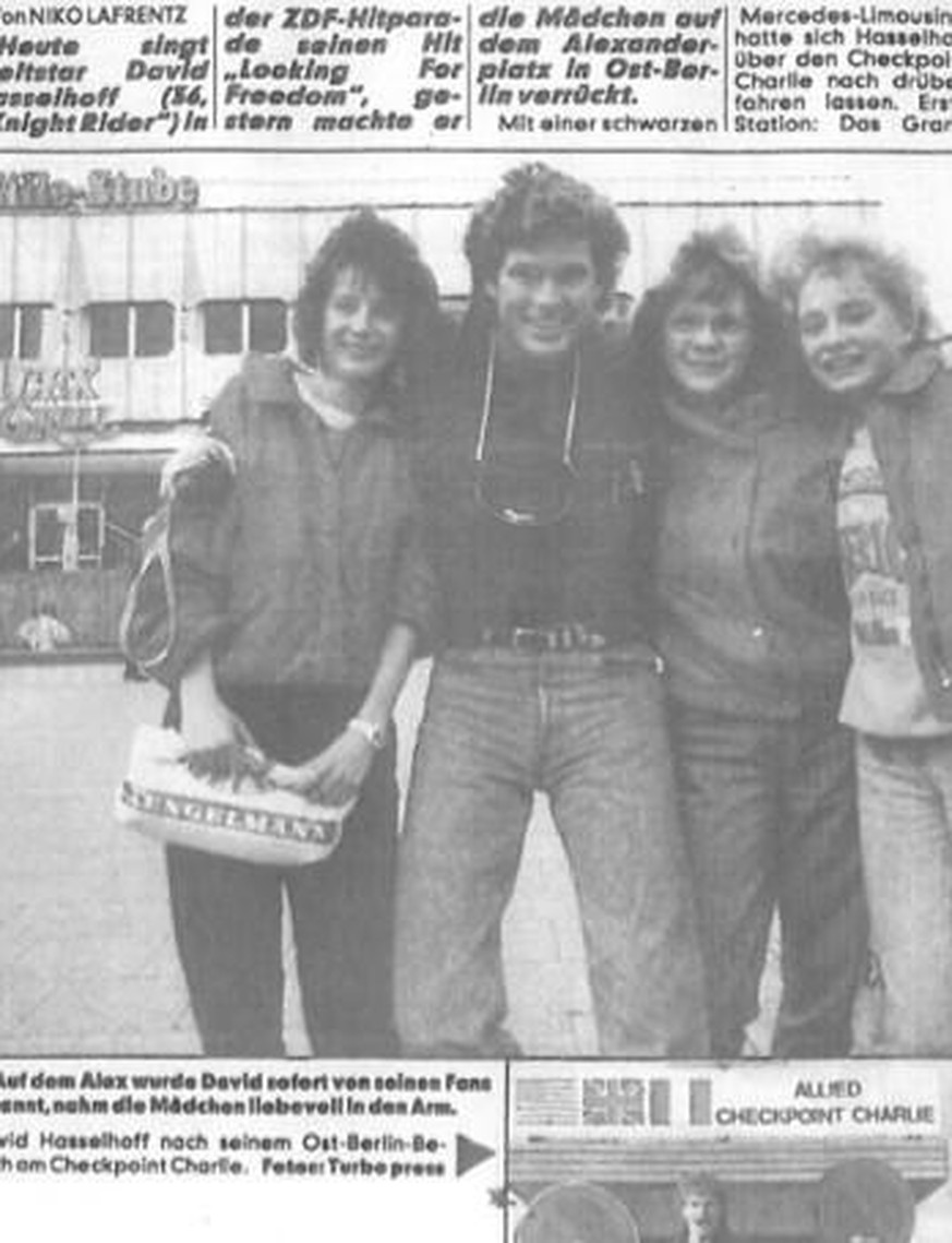 The Hoff is looking for seine deutschen Freundinnen 