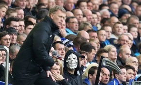 Beim Spiel gegen Everton stand Moyes unter besonderer Beobachtung.