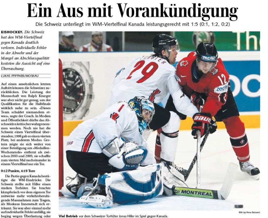 Das «St.Galler Tagblatt» am 11. Mai 2007.