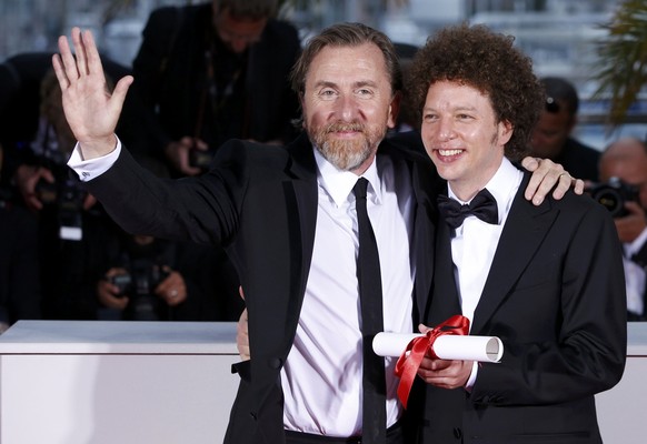 Michel Franco (r.) mit Schauspieler Tim Roth. Franco bekam die Auszeichnung bestes Drehbuch für seinen Film «Chronic».