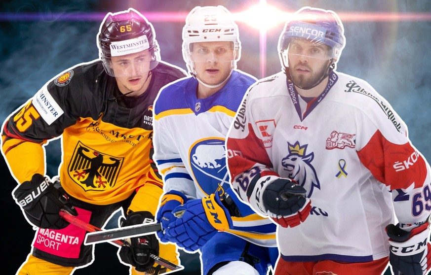 Können Marc Michaelis (SCLT), Arttu Ruotsalainen (EHCK) und Michael Spacek (HCAP) ihre Teams aus dem Keller schiessen?