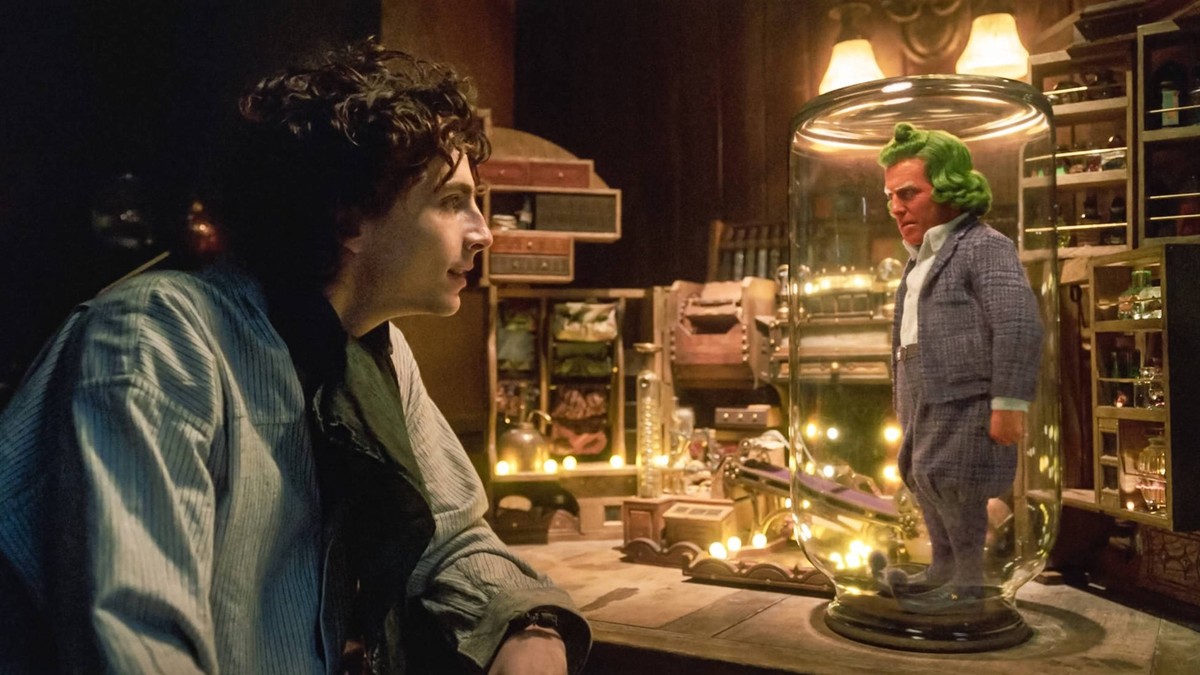 Timothee Chalamet and Hugh Grant USA. Timothee Chalamet and Hugh Grant in a scene from the CWarner Bros new film: Wonka 2023 . Plot: The story will focus specifically on a young Willy Wonka and how he ...