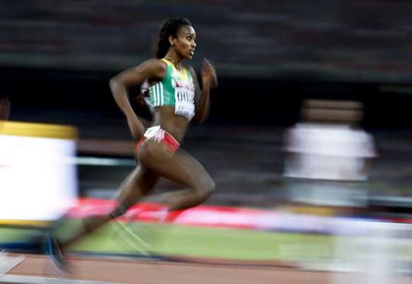 Genzebe Dibaba of Ethiopia competes in the women&#039;s 1500m semi-final during the 15th IAAF World Championships at the National Stadium in Beijing, China August 23, 2015. REUTERS/Lucy Nicholson TPX  ...