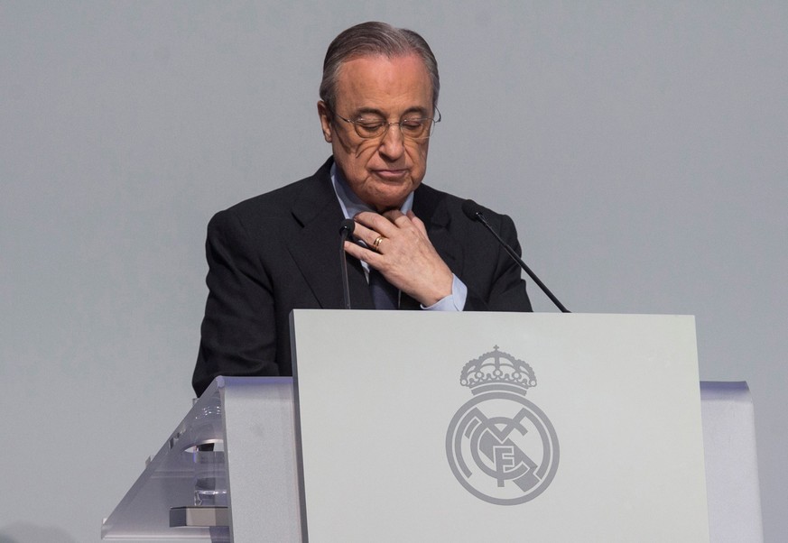 Florentino Pérez wurde im Jahr 2000 zum ersten Mal Präsident von Real Madrid.