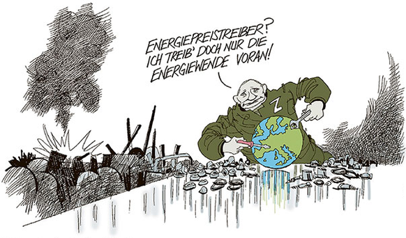 23 lustig-fiese Memes und Karikaturen, die Putin-Versteher besser nicht anschauen\nUnd alle arbeiten an der Klimawende.