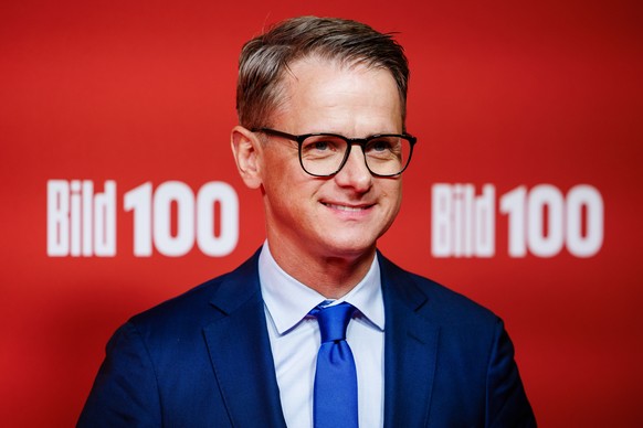 epa11600924 Christian Democratic Union (CDU) party secretary general Carsten Linnemann attends the Bild100 reception in Berlin, Germany, 12 September 2024. Leading decision makers in politics, economy ...