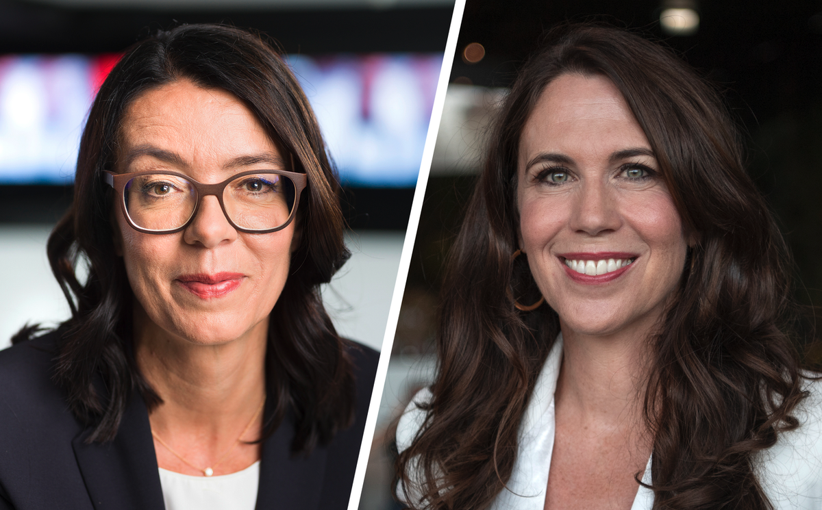 Nathalie Wappler (à gauche) et Susanne Wille sont dans la course pour le poste le plus élevé de la SSR.