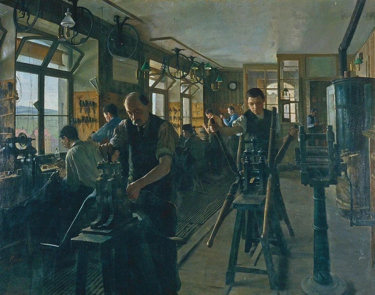 L’«Atelier de boîtiers», de Kaiser, a reçu une médaille d’argent lors de l’Exposition universelle de 1900 à Paris.
https://commons.wikimedia.org/wiki/File:Edouard_Kaiser_-_sik_work-9968007.jpg