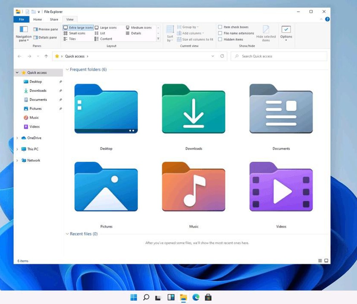 Der Explorer in der Preview-Version passt noch nicht zum neuen Design. Heute könnte Microsoft eine überarbeitete Version zeigen.