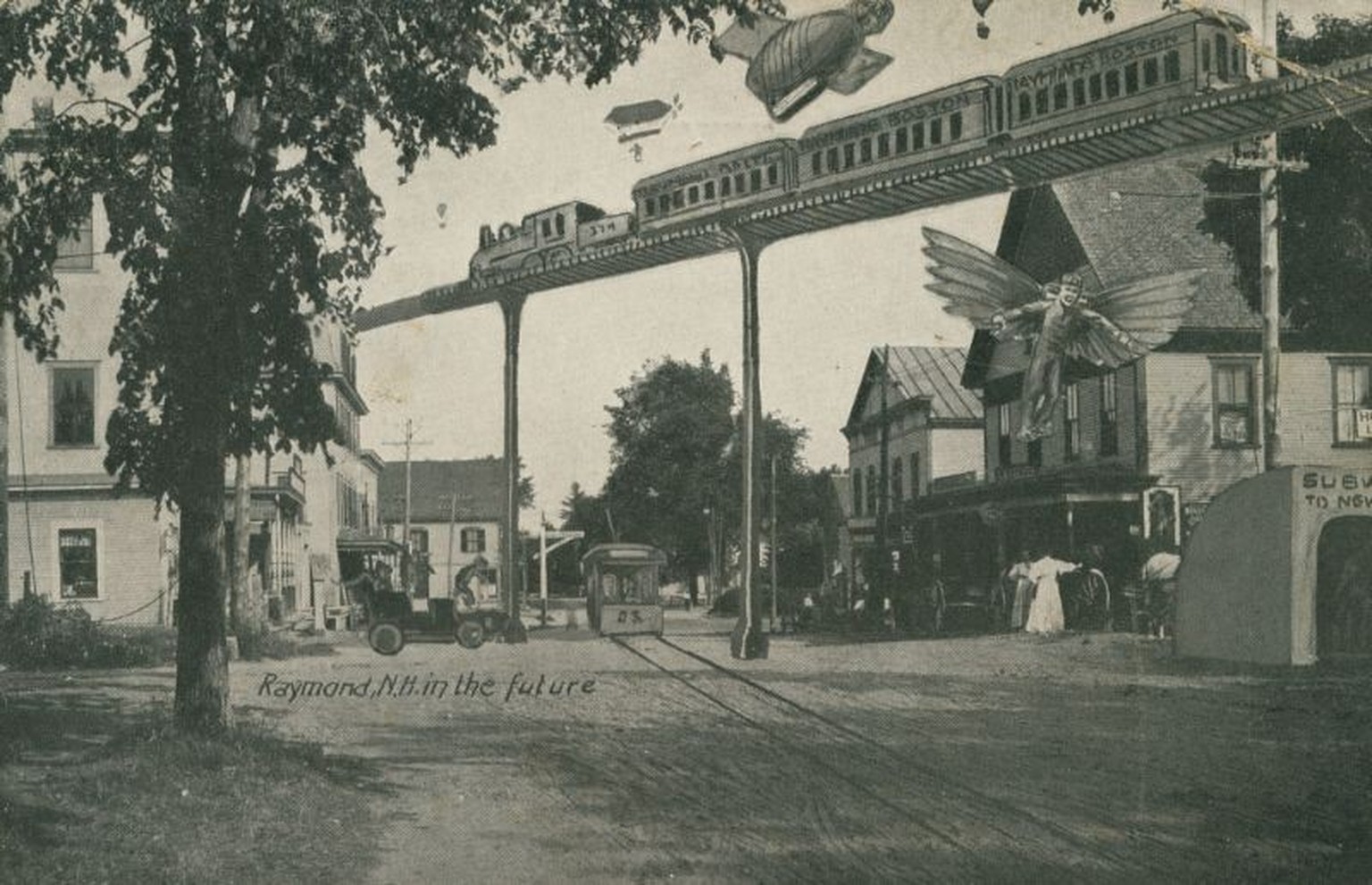 Zukunftsvorstellungen auf Postkarten um 1900