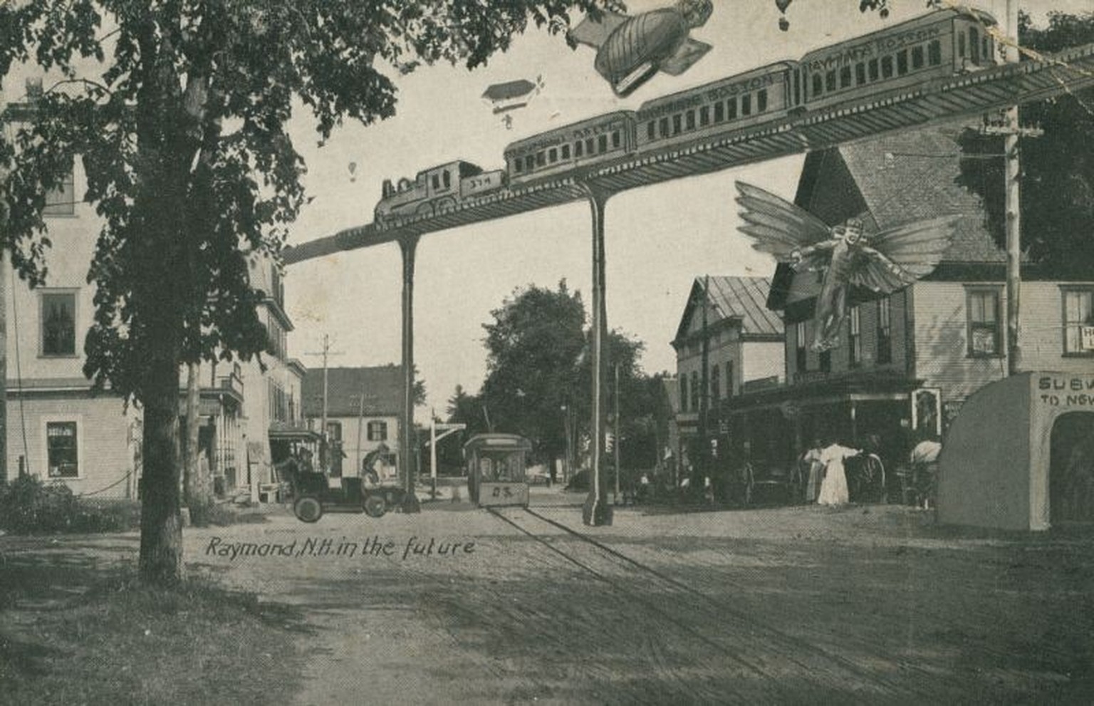 Zukunftsvorstellungen auf Postkarten um 1900