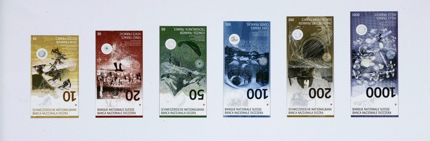 Die neuen Schweizer Banknoten?