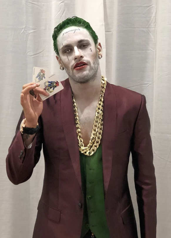 Neymar verkleidet als Joker.