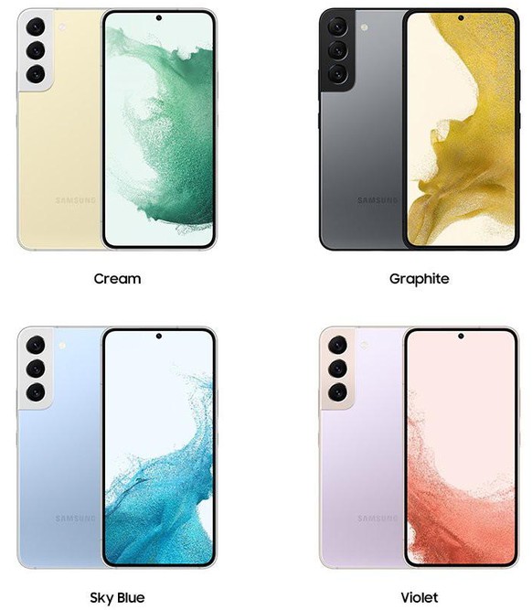 Diese Farben sind nur direkt bei Samsung verfügbar.