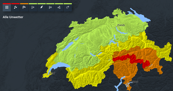 Für die Region Lugnez-Valsertal gilt die Gefahrenstufe 4 von 5.
