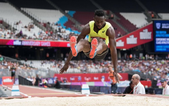 Mandatory Credit: Photo by Sandra Mailer/Shutterstock 9766220ac Jarrion Lawson USA Muller Anniversary Games, Athletics, London Stadium, Queen Elizabeth Olympic Park, Stratford, London, UK - 22 July 20 ...