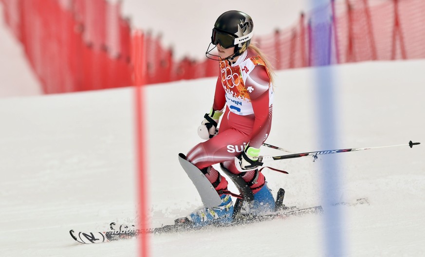 Aus der Traum: Gut scheidet im Slalom aus.