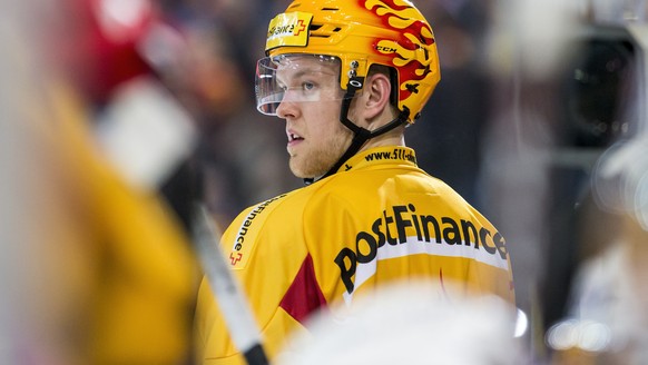 Langnaus Eero Elo beim Eishockeyspiel der National League zwischen dem EV Zug und den SCL Tigers, am Freitag, 2. Februar 2018, in der Bossard Arena in Zug. (PPR/Alexandra Wey)