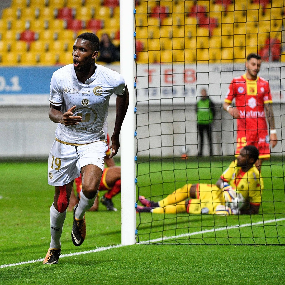 19 Jordan SIEBATCHEU rei JOIE FOOTBALL Quevilly Rouen Metropole vs Reims Ligue 2 22 09 2017 FEP Panoramic PUBLICATIONxNOTxINxFRAxITAxBEL