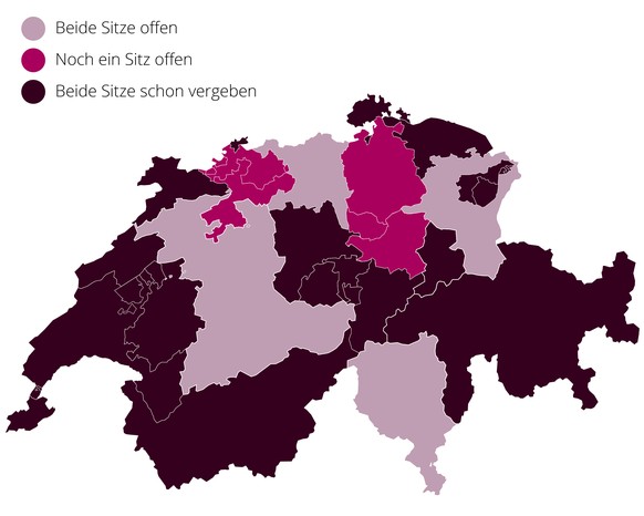 Offene StÃ¤nderatssitze, Stand 10. November