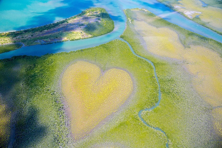 voh neukaledonien Natur in Herzform (Seen, Insel, Fels)