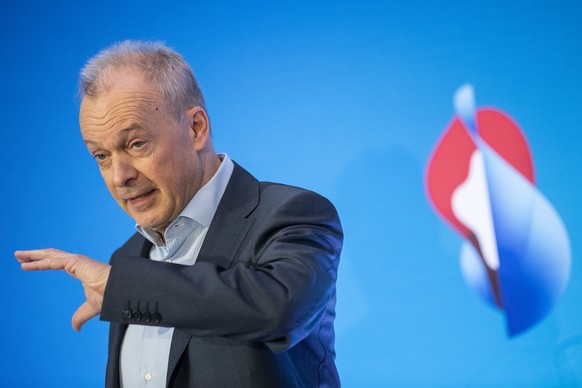 Urs Schaeppi, CEO Swisscom, spricht an der Bilanzmedienkonferenz zum Jahresabschluss 2019, aufgenommen am Donnerstag, 6. Februar 2020 in Zuerich. (KEYSTONE/Ennio Leanza)