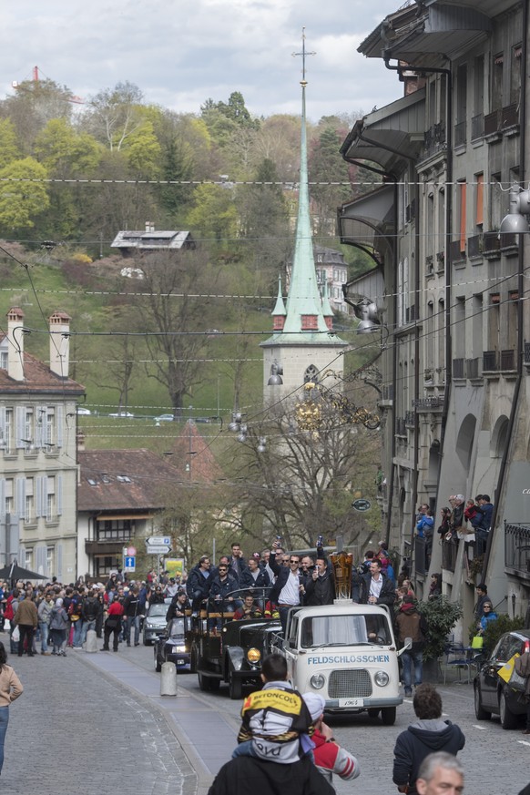 Einfahrt in die Berner Altstadt.