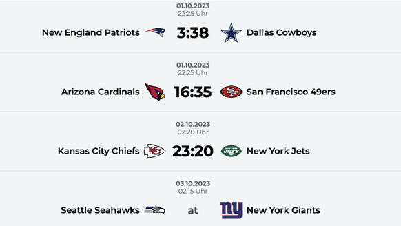 NFL Spieltag 4