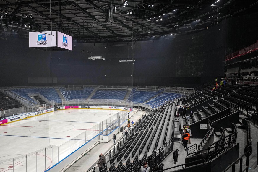 The Milano Santagiulia Ice Hockey Arena for the Milan Cortina 2026 Winter Olympics is seen on Friday, Jan. 9, 2026. (Gian Mattia D'Alberto /LaPresse via AP)
Milan Cortina Hockey Arena Hockey