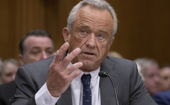 Robert F. Kennedy, Jr., President Trump&#039;s nominee to serve as Secretary of Health and Human Services testifies during a Senate Committee on Health, Education, Labor and Pensions hearing for his p ...