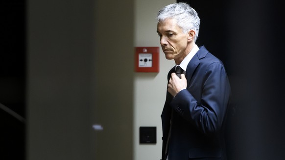 Michael Lauber trifft am Montag, 13. Mai 2019 zur Anhoerung der vereinigten Geschaeftspruefungskommission GPK des National- und Staenderats im Bundeshaus in Bern ein. Die GPK will nach den Geheimtreff ...