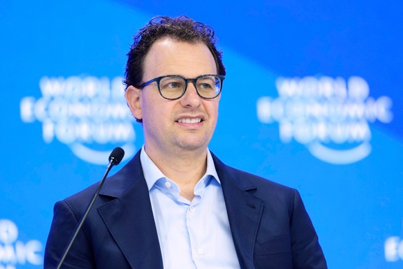 FILE - Dario Amodei, CEO and co-founder of Anthropic, attends the annual meeting of the World Economic Forum in Davos, Switzerland, Jan. 23, 2025. (AP Photo/Markus Schreiber, File)
OpenAI-Anthropic-Ri ...